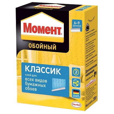 Клей обойный Момент 