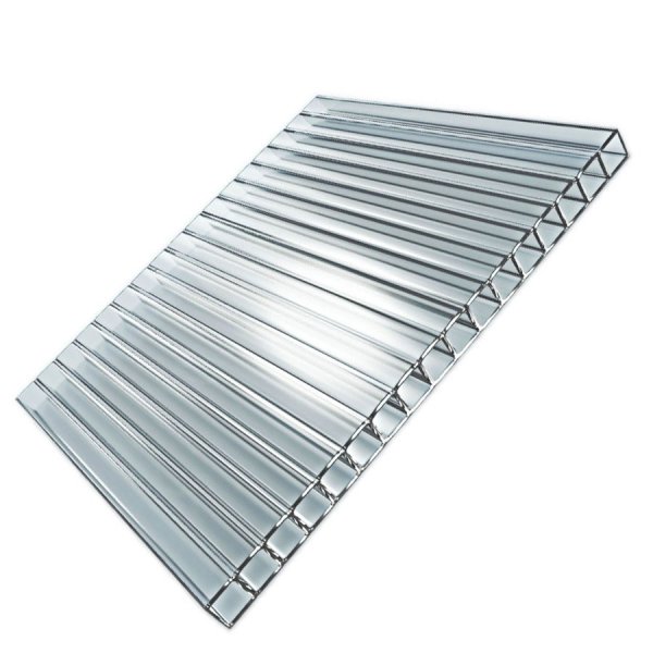 Поликарбонат сотовый 4мм Прозрачный (BEROLUX) 6000*2100 (0,7)