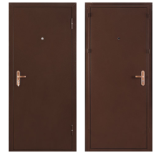 Дверь мет. Профи PRO Мет/Мет/Антик медь 2060*860 Правая