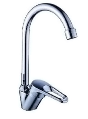 Смеситель д/кухни шар. с высоким изливом Викинг 417028 d40 Антей