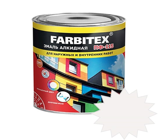 Эмаль Farbitex ПФ-115 2,7 кг