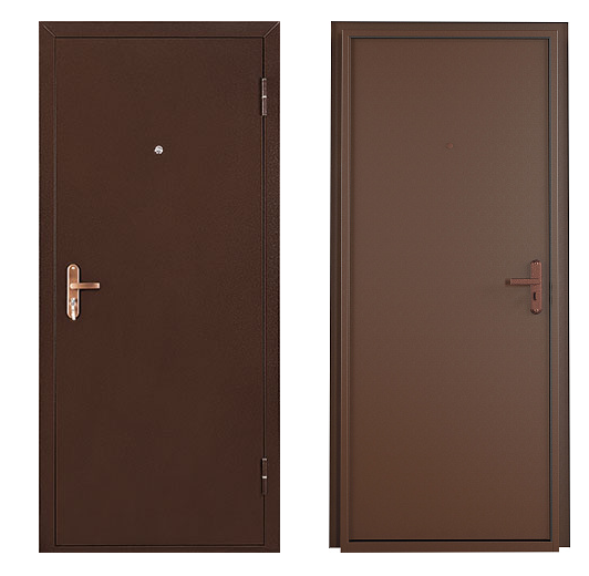 Дверь мет. Профи PRO Мет/Мет/Антик медь 2060*960 Левая
