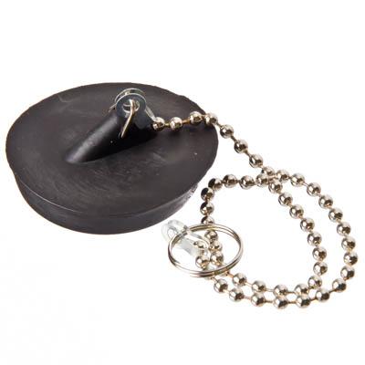 Пробка д/ванны силик. с  цепочкой (5-0049)