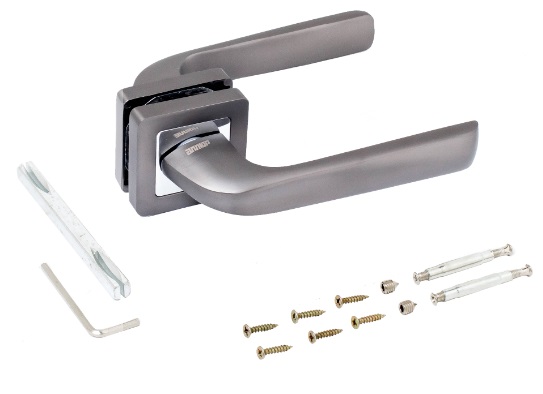 Комплект ручек Аллюр Одри MBN (2440) графит