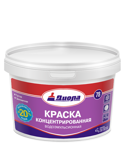 Краска в/э Диола 78-208 (12), 1 кг