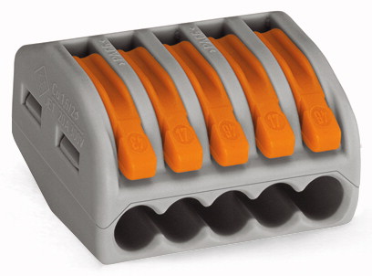 Клемма 5-х контактная  WAGO