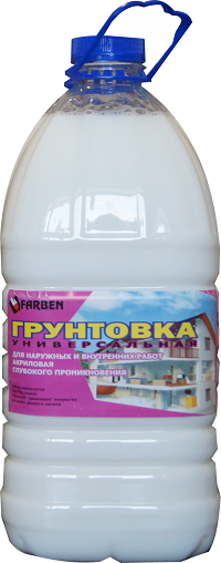 Грунтовка акриловая Farben, 5 кг