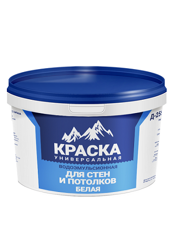 Краска в/э Диола Д-255 универсальная, ведро 13 кг 