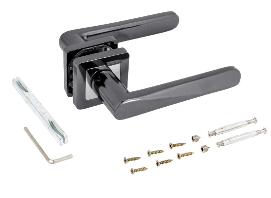 Комплект ручек Аллюр Ума BT (27140) черн.титан