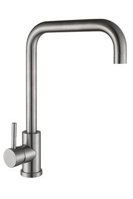 Смеситель д/кухни шар. с высоким изливом Булат нерж.сталь 511515 Антей 1/10