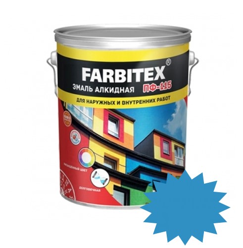 Эмаль Farbitex ПФ-115 5 кг
