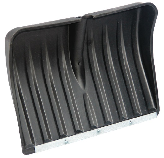 Лопата снегоуб. пласт., с алюм. планкой, б/черенка, 490*370 мм