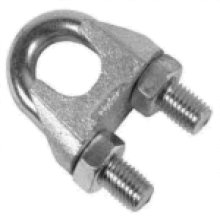 Зажим для стальных канатов DIN 741 цинк 3