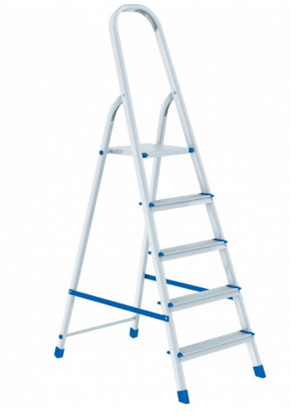 Стремянка 5 ступеней,алюм/Сибртех