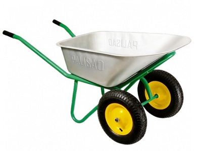 Тачка садово-строительная /ус 2-х кол 320 кг, Палисад