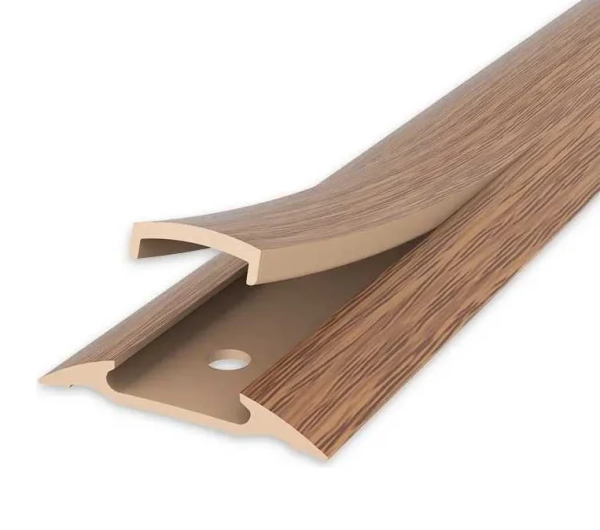 217 Порог с монтажным каналом 900/42 Дуб темный