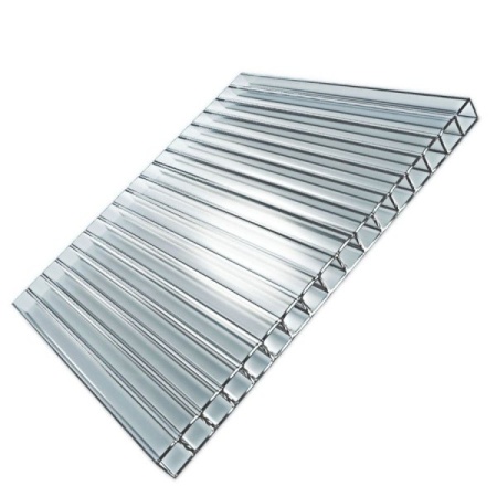 Поликарбонат сотовый 4мм Прозрачный (BEROLUX) 6000*2100 (0,7)