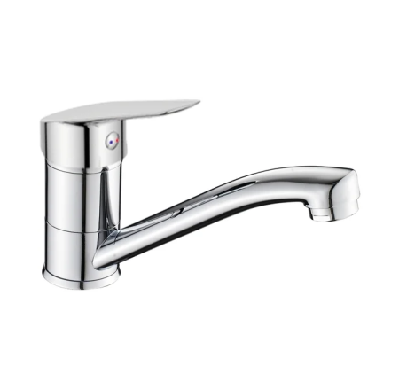 Смеситель д/кухни шар. с коротким изливом, креп.шпилька Кристалл 211040 d35мм Антей