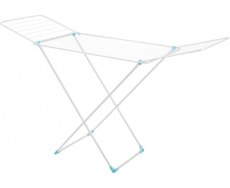 Сушилка напольная д/белья 18м (Д181*Ш54*В108см) металл, белая, макс.нагрузка 15кг, СБ1Б Nika