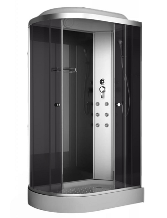 Душевая кабина ODA BST-8037 A 120*80*215 тонированное стекло/низкий поддон Правая