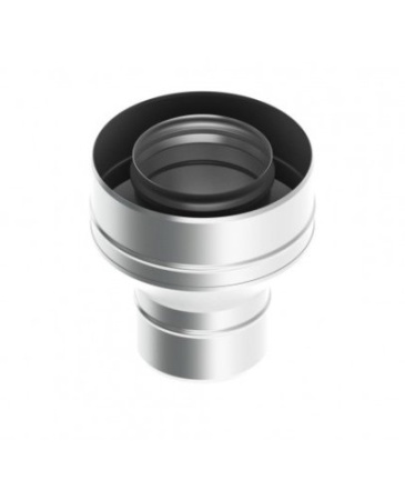 Переход сэндвич нержавеющий (430/0,5мм) Феррум d 120/200