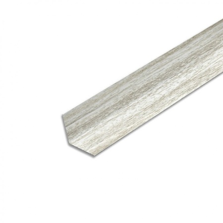 Угол ПВХ 20*20 2,7 м Ясень Белый