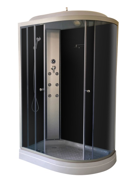 Душевая кабина ODA BST-8037 A 120*80*215 тонированное стекло/низкий поддон Правая