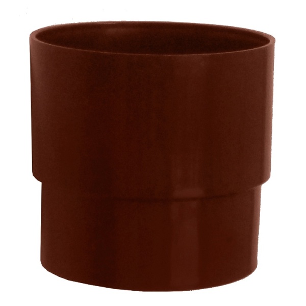 Муфта трубы 80 мм RAL 8017 шоколад 