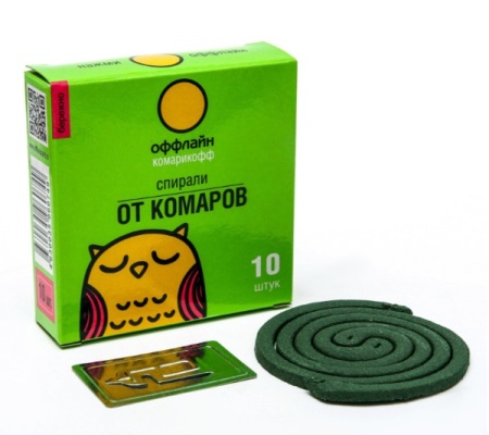 Спираль от комаров и мошек 