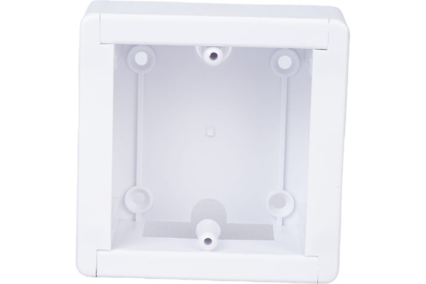 Коробка утановочная универсальная 88*88*44 IP20 для наружного монтажа цвет белый GREENEL