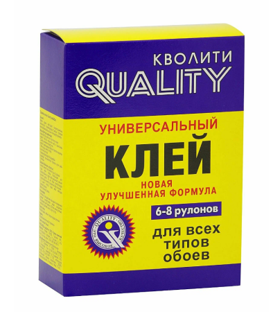 Клей обойный Кволити Винил 200 гр. (картон) /36/