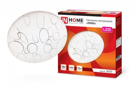 Светильник светод. DECO 36Вт 230В 6500К 2340Лм 350мм ОРИОН