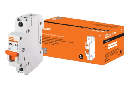 Автомат ИЭК ВА47-29 16А/1П