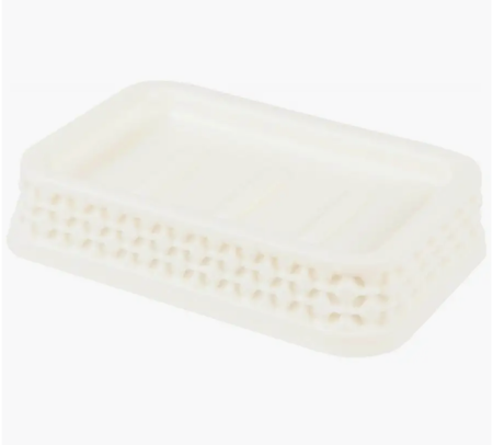 Мыльница Oslo пластик, молочный туман, Plast team