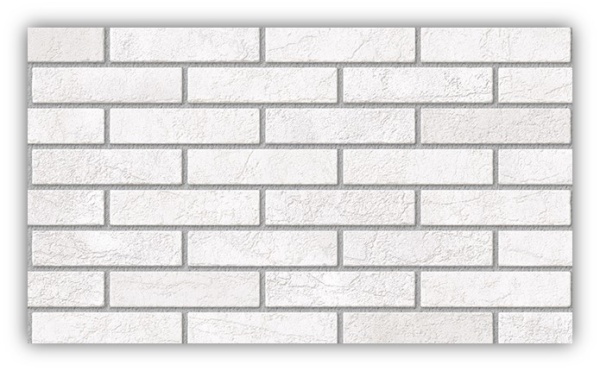 Панель листовая ПВХ 485*960 (15шт/уп) Кирпич Жемчужный