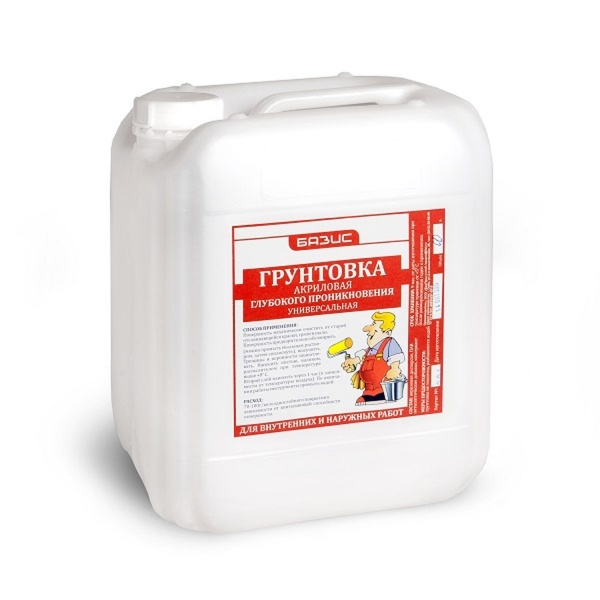 Грунтовка акриловая универсальная Базис, 5 л