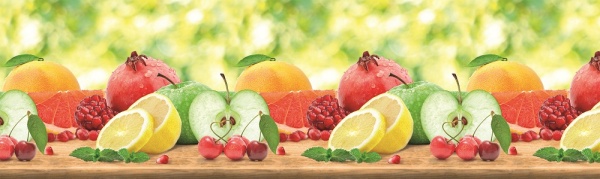 Фартук для кухни 3000*600 Фрукты