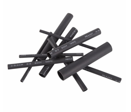 Набор термоусаживаемых трубок СТТК №7 GLUE 3:1, упаковка 7 шт. по 10 см REXANT