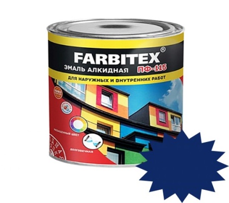 Эмаль Farbitex ПФ-115 2,7 кг
