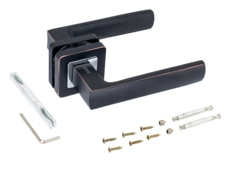 Комплект ручек Аллюр Коломбо ORB (2350) темная медь