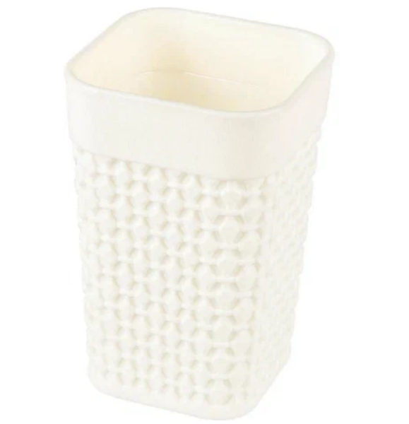 Стакан д/ванной Oslo, молочный туман, Plast team