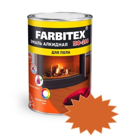 Эмаль Farbitex ПФ-266 0,8 кг