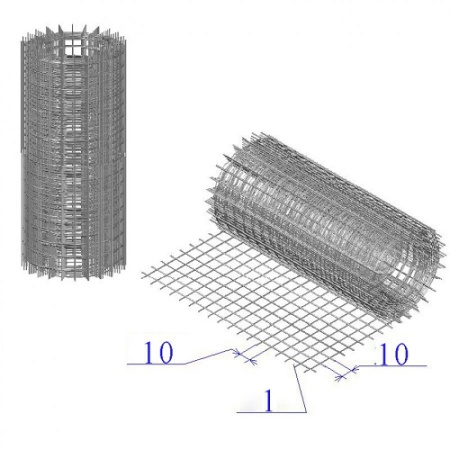 Сетка сварная из оцинкованной проволоки