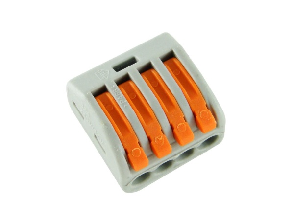 Клемма 4-х контактная  WAGO