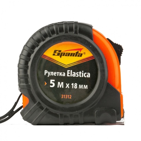 Рулетка Elastica 18 мм*5 м Sparta 