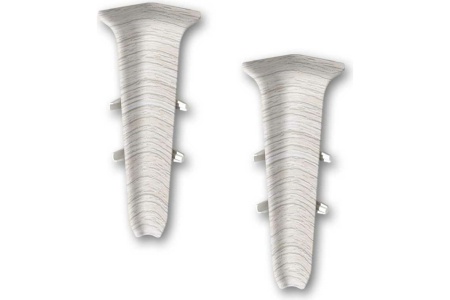 253 Угол внутренний Д85 (набор 2 шт.) Ясень серый