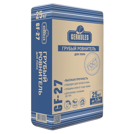 Ровнитель Грубый для пола Геркулес 25 кг