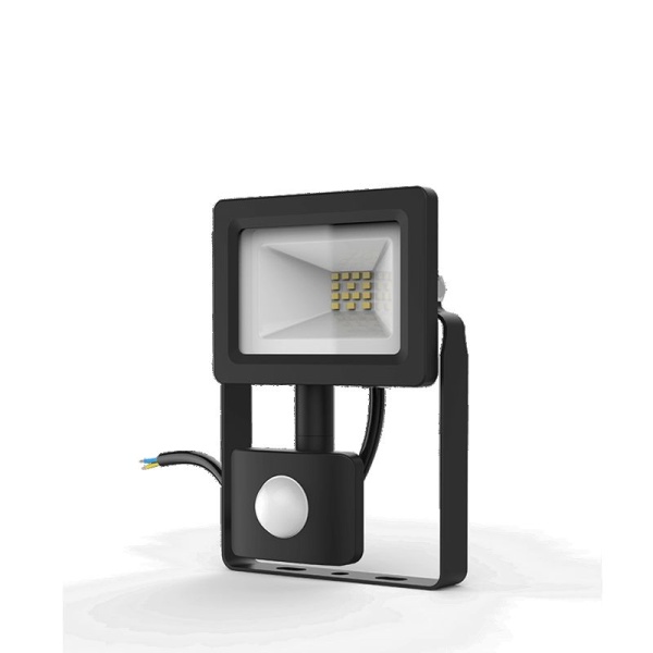 Прожектор светодиод. Gauss LED 10W 700im IP65 6500К с датчиком движения