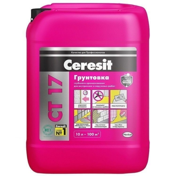 Грунтовка СТ17 CERESIT 10л.