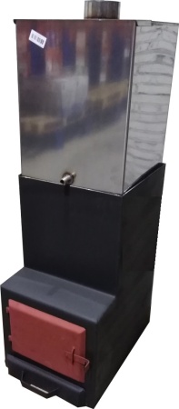 Котел банный с баком, Каменка слева